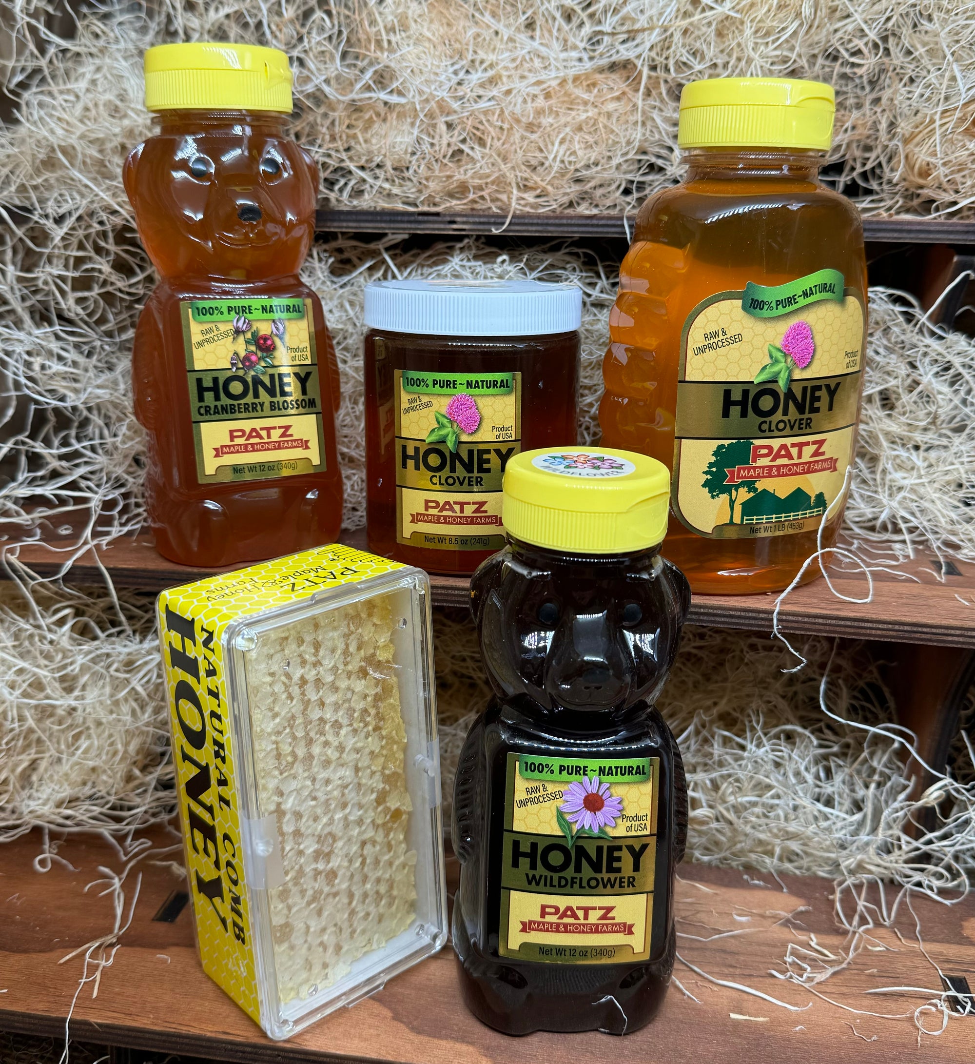 Honey and Honey/Beeswax Products